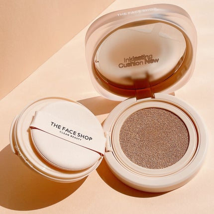 インクラスティングクッションファンデーション/THE FACE SHOP/クッションファンデーションを使ったクチコミ(5枚目)