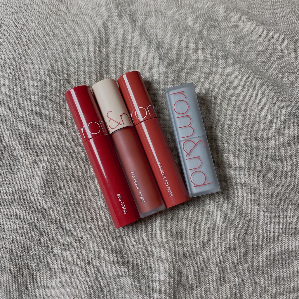 ジューシーラスティングティント/rom&nd/リップティントを使ったクチコミ(1枚目)