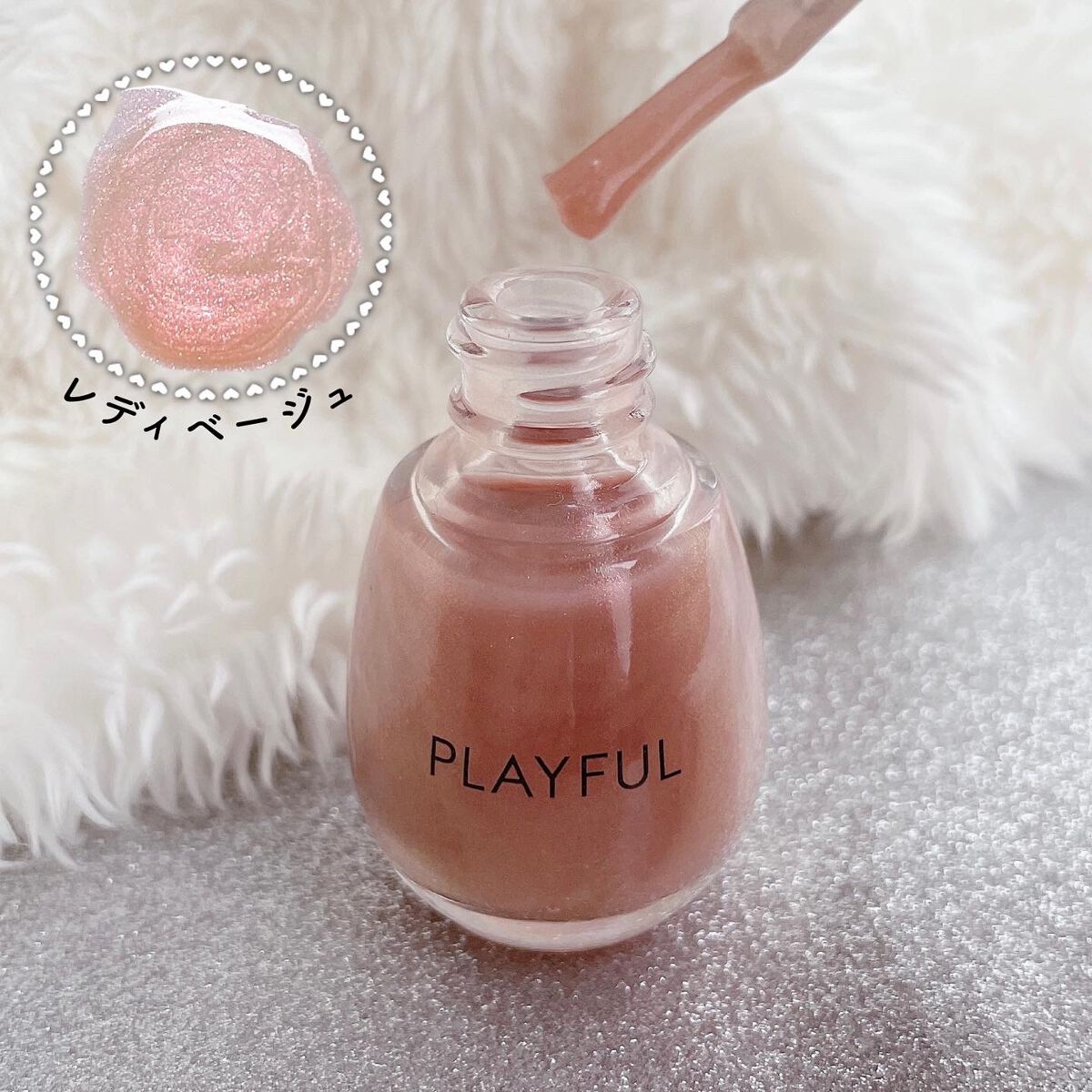 プレイフル プリズムモイストコート/PLAYFUL/オールインワンネイルを使ったクチコミ（2枚目）