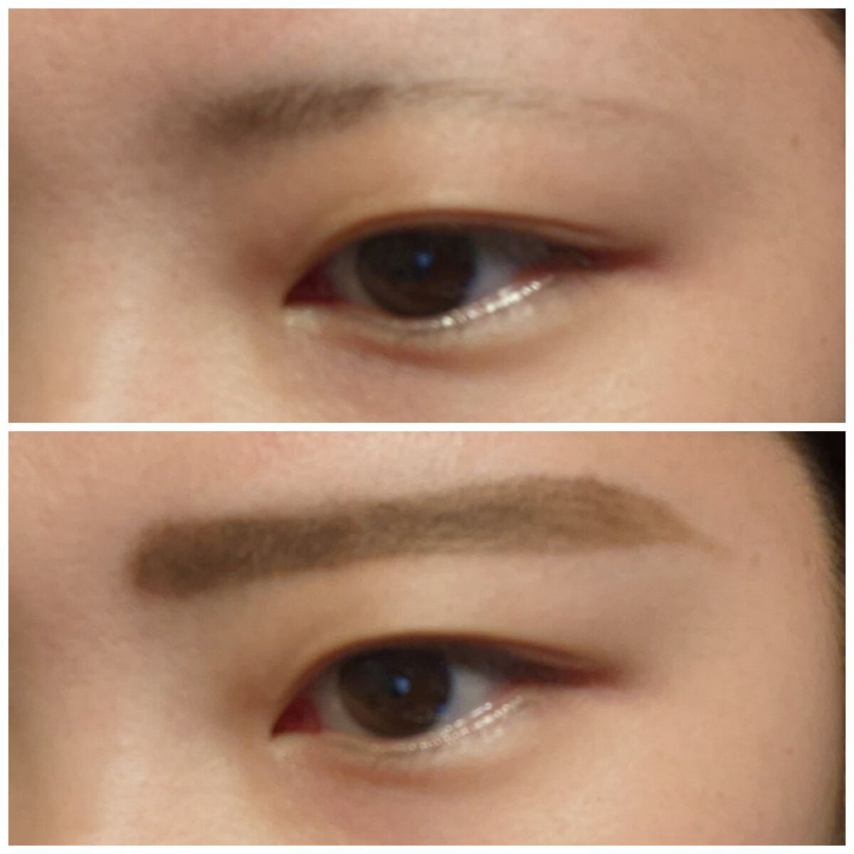 眉毛プレート/DAISO/その他アイブロウを使ったクチコミ（3枚目）