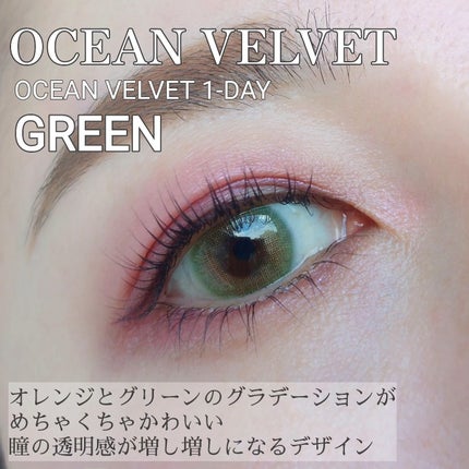 オーシャンベルベット 1day/OLENS/カラーコンタクトレンズを使ったクチコミ(5枚目)