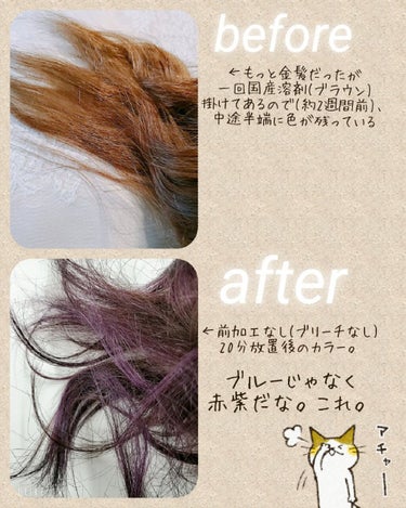 Hello Bubble Foam Color/miseenscene/ヘアカラーを使ったクチコミ（2枚目）