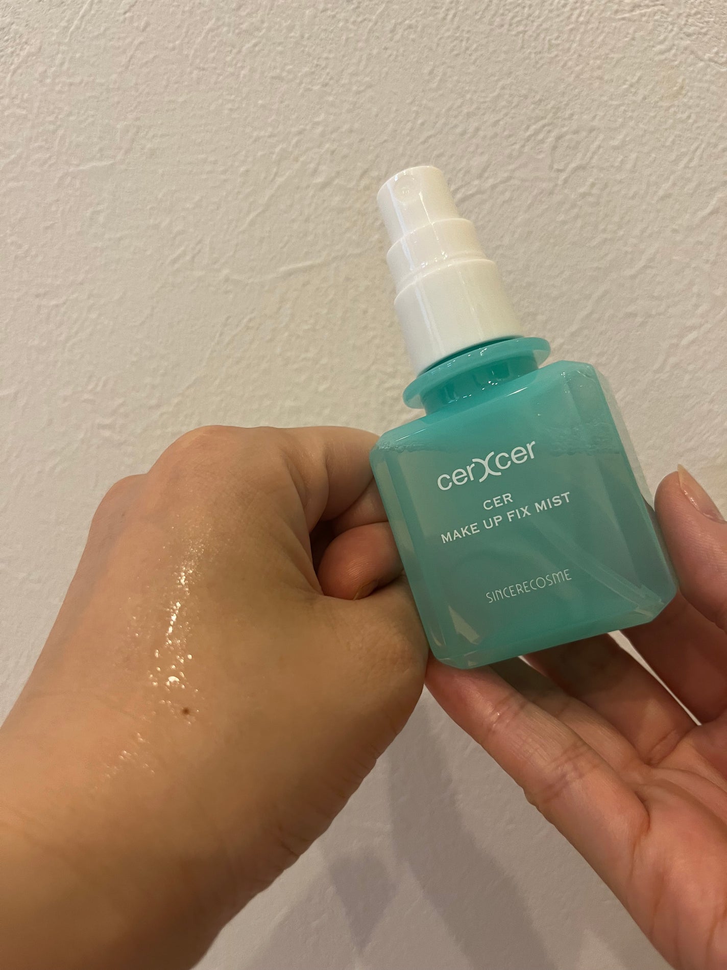 メイクアップフィックスミスト/cerXcer/フィックスミストを使ったクチコミ(2枚目)
