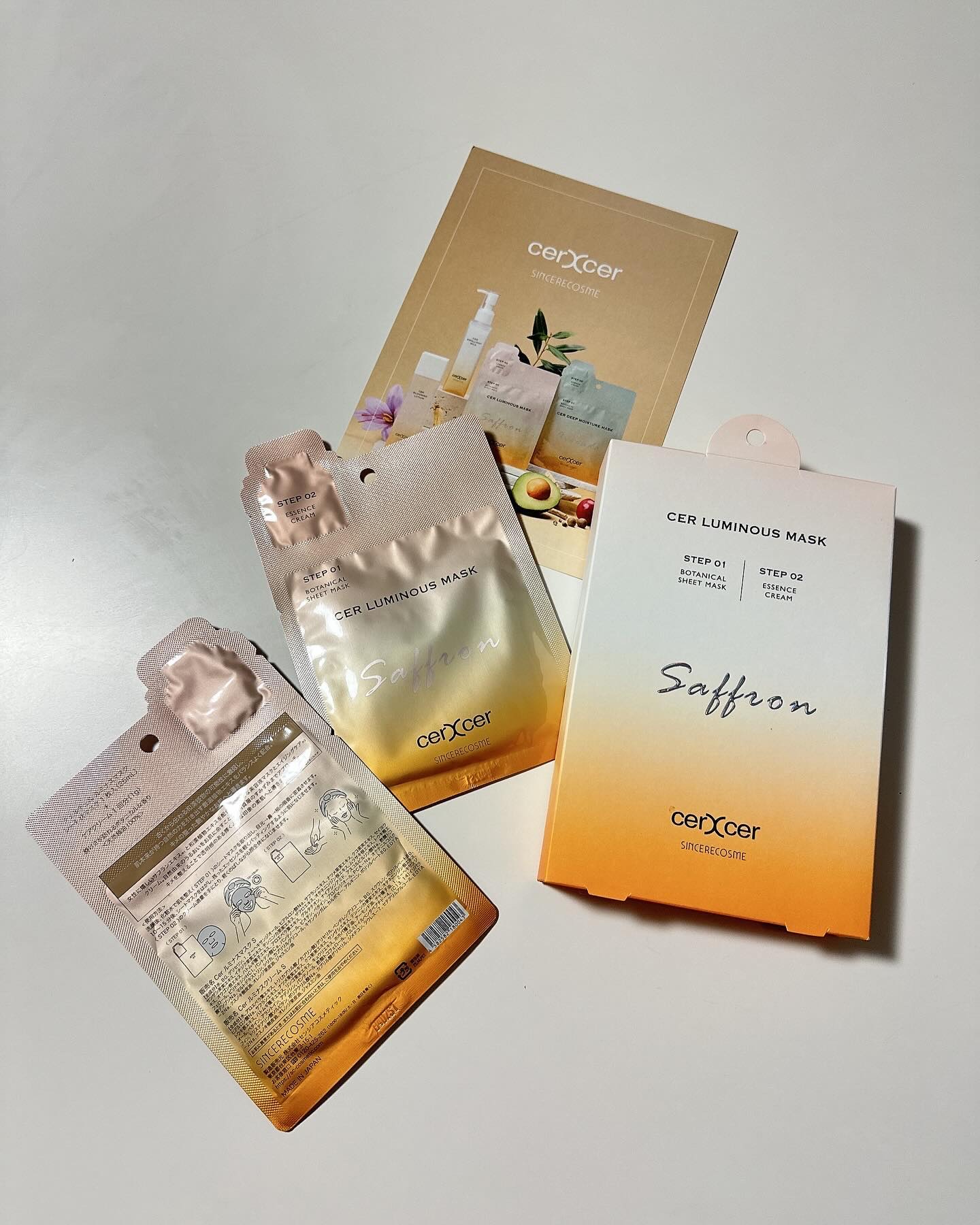 ディープモイスチャー マスク　(ケアクリーム付き)/cerXcer/シートマスク・パックを使ったクチコミ（2枚目）