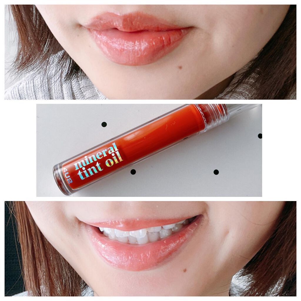 ミネラルティントオイル/4U2/リップティントを使ったクチコミ（2枚目）