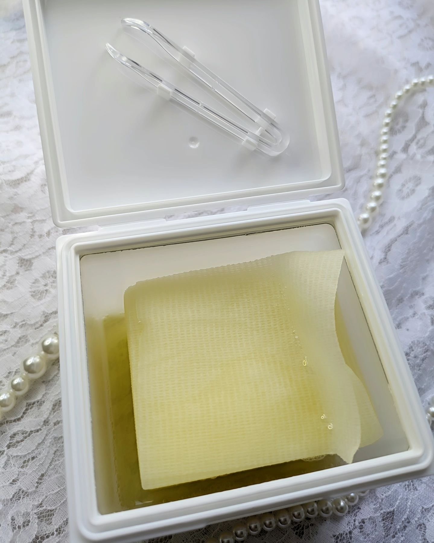 5番 白玉グルタチオンＣフィルムパッド/numbuzin/トナーパッドを使ったクチコミ（3枚目）