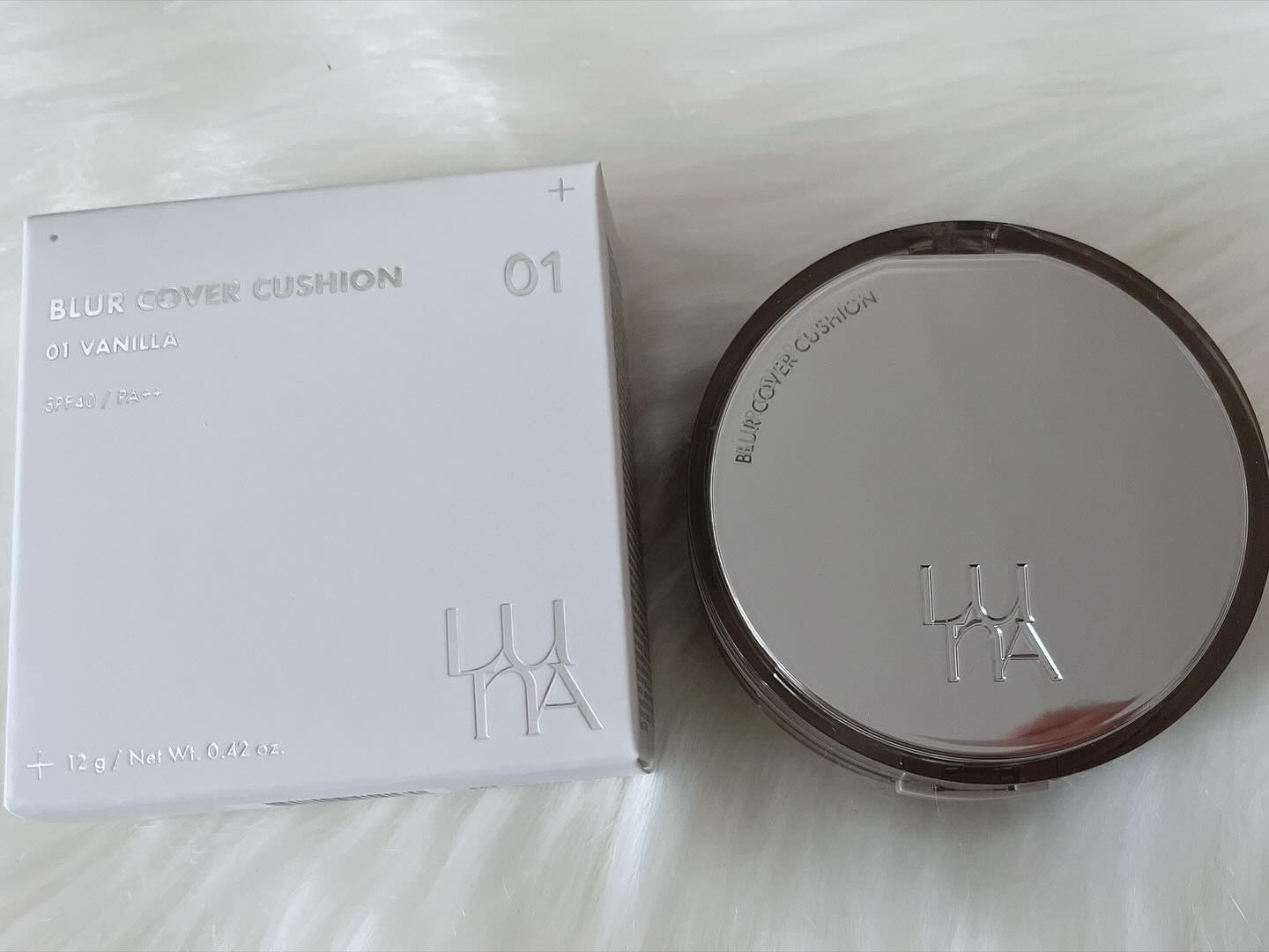 ブラーカバークッション/LUNA/クッションファンデーションを使ったクチコミ（1枚目）