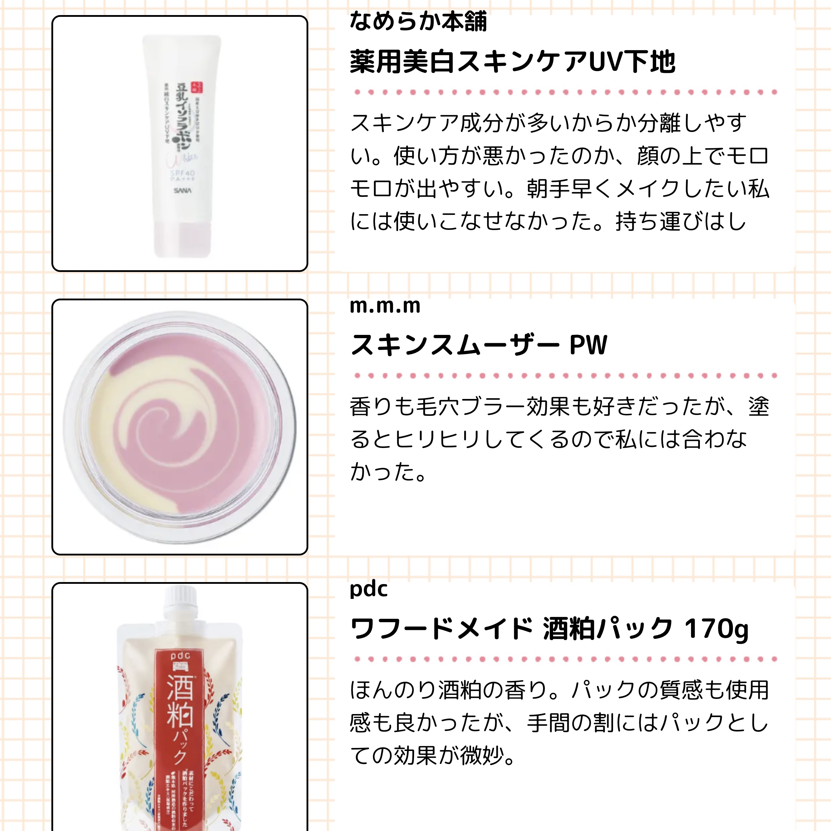 スキンスムーザー/m.m.m/化粧下地を使ったクチコミ（1枚目）