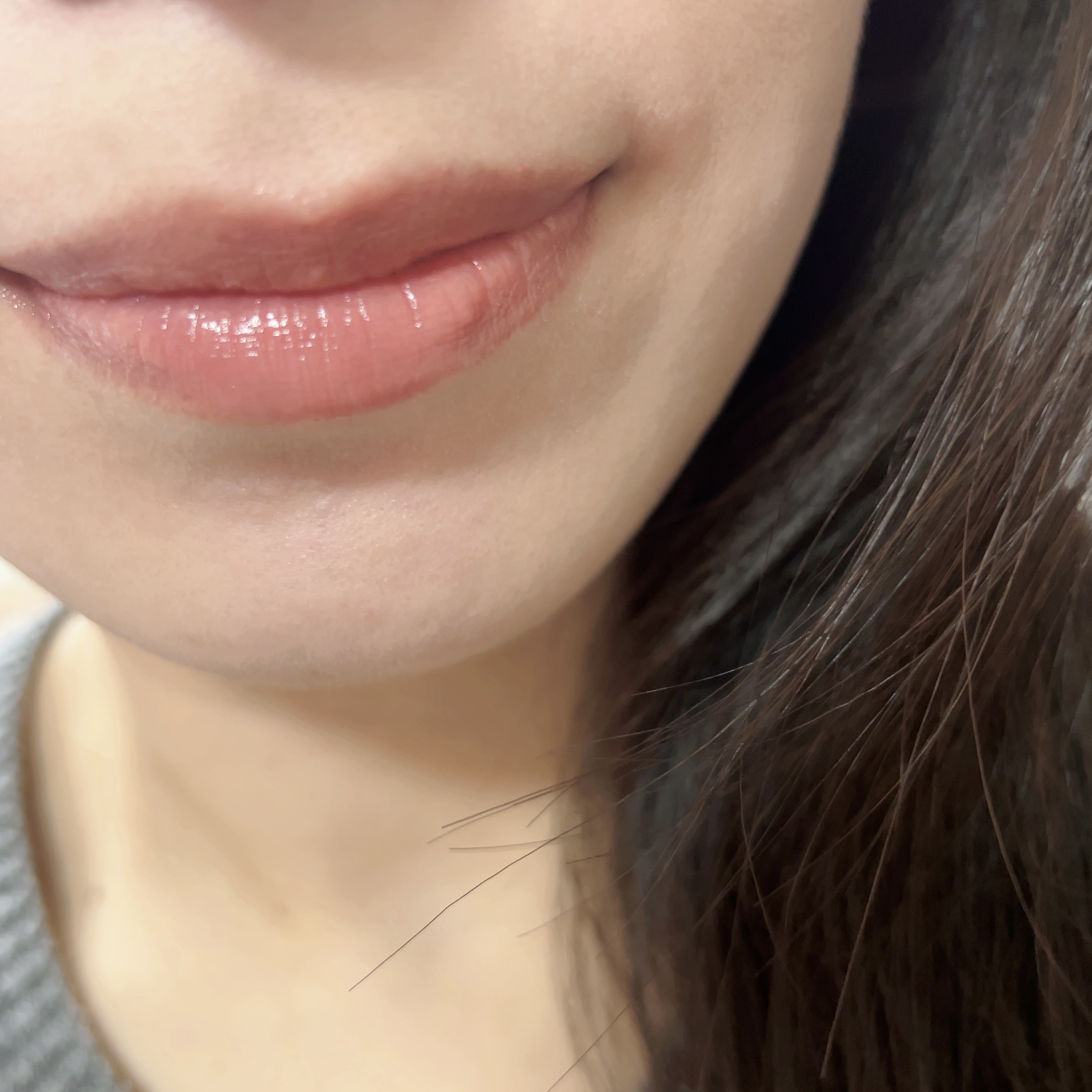 ルージュスターヴァイブラント V08 Peach Bloom/KANEBO/口紅を使ったクチコミ（2枚目）