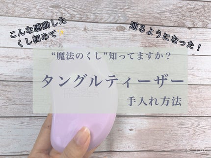 ザ・オリジナル ソフト&ダメージ/TANGLE TEEZER/ヘアブラシを使ったクチコミ(1枚目)