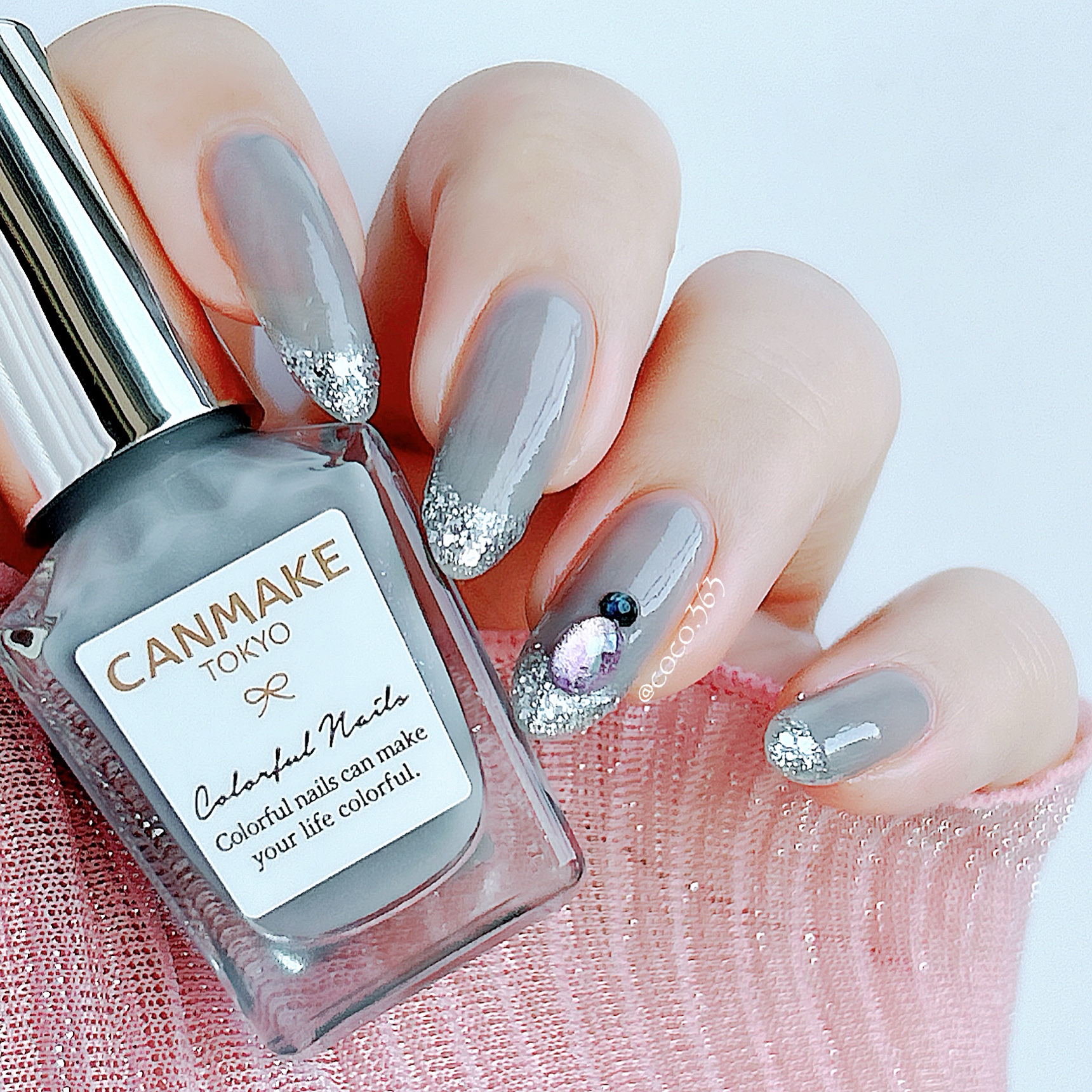 カラフルネイルズ/キャンメイク/マニキュアを使ったクチコミ（3枚目）