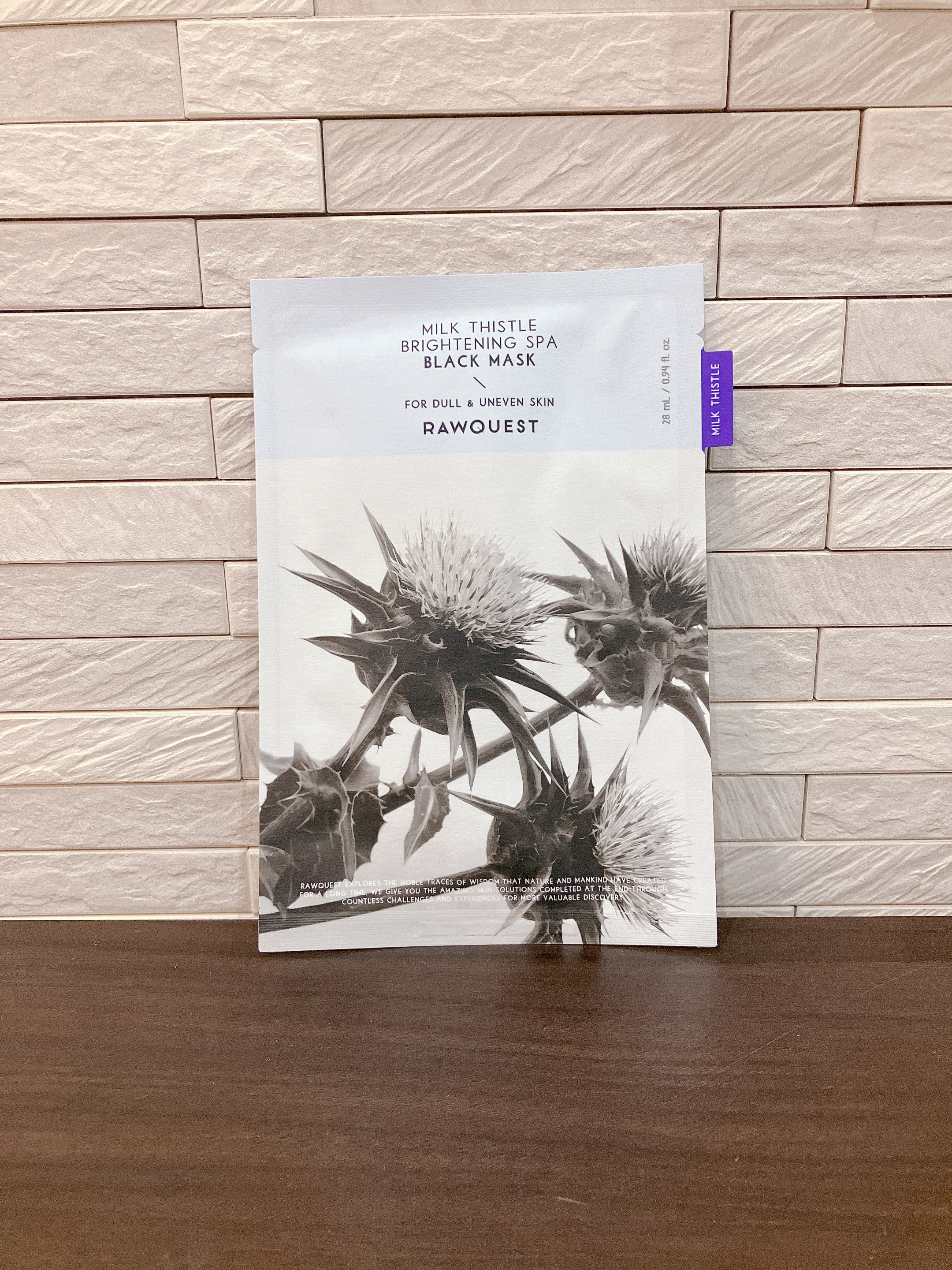 ミルクシスルブライトニングスパブラックマスク/RAWQUEST/シートマスク・パックを使ったクチコミ（1枚目）