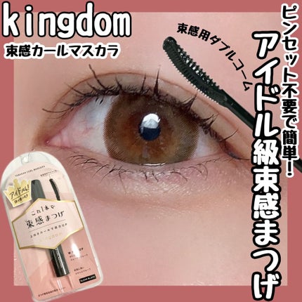 キングダム 束感カールマスカラ/キングダム/マスカラを使ったクチコミ(1枚目)