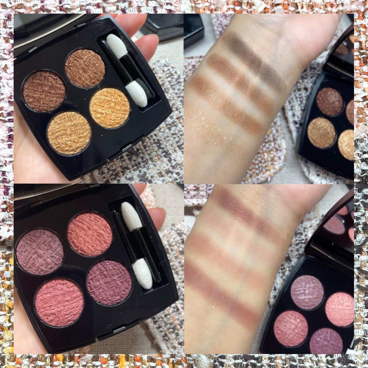 レ キャトル オンブル ツイード/CHANEL/アイシャドウパレットを使ったクチコミ(5枚目)