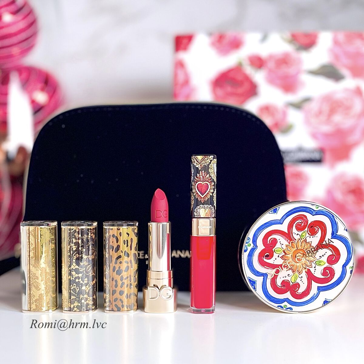 ホリデーサンクスボックス（ローズ）/DOLCE&GABBANA BEAUTY/メイクアップキットを使ったクチコミ（1枚目）