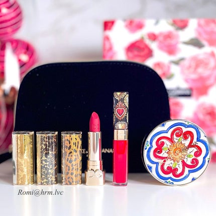 ホリデーサンクスボックス(ローズ)/DOLCE&GABBANA BEAUTY/メイクアップキットを使ったクチコミ(1枚目)