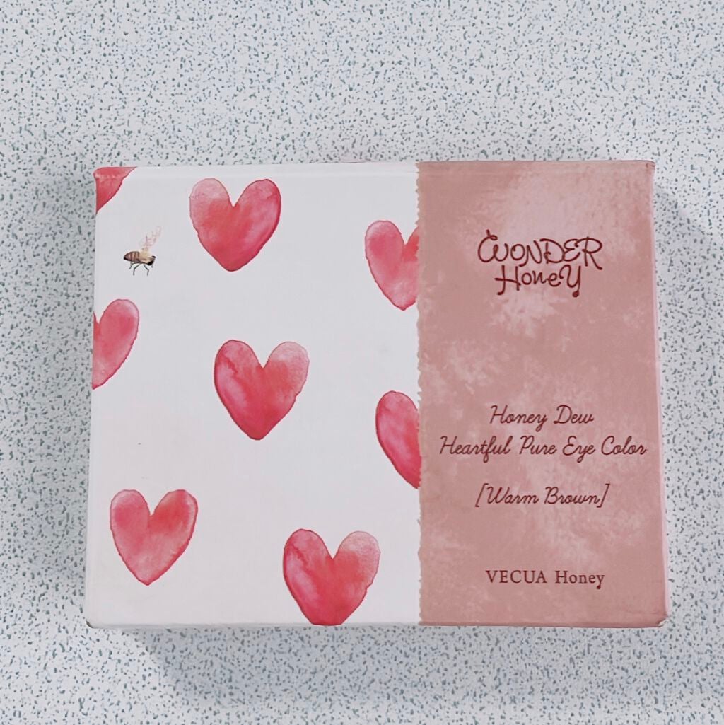 ワンダーハニー ハートフルなピュアアイシャドウ/VECUA Honey/アイシャドウパレットを使ったクチコミ(1枚目)