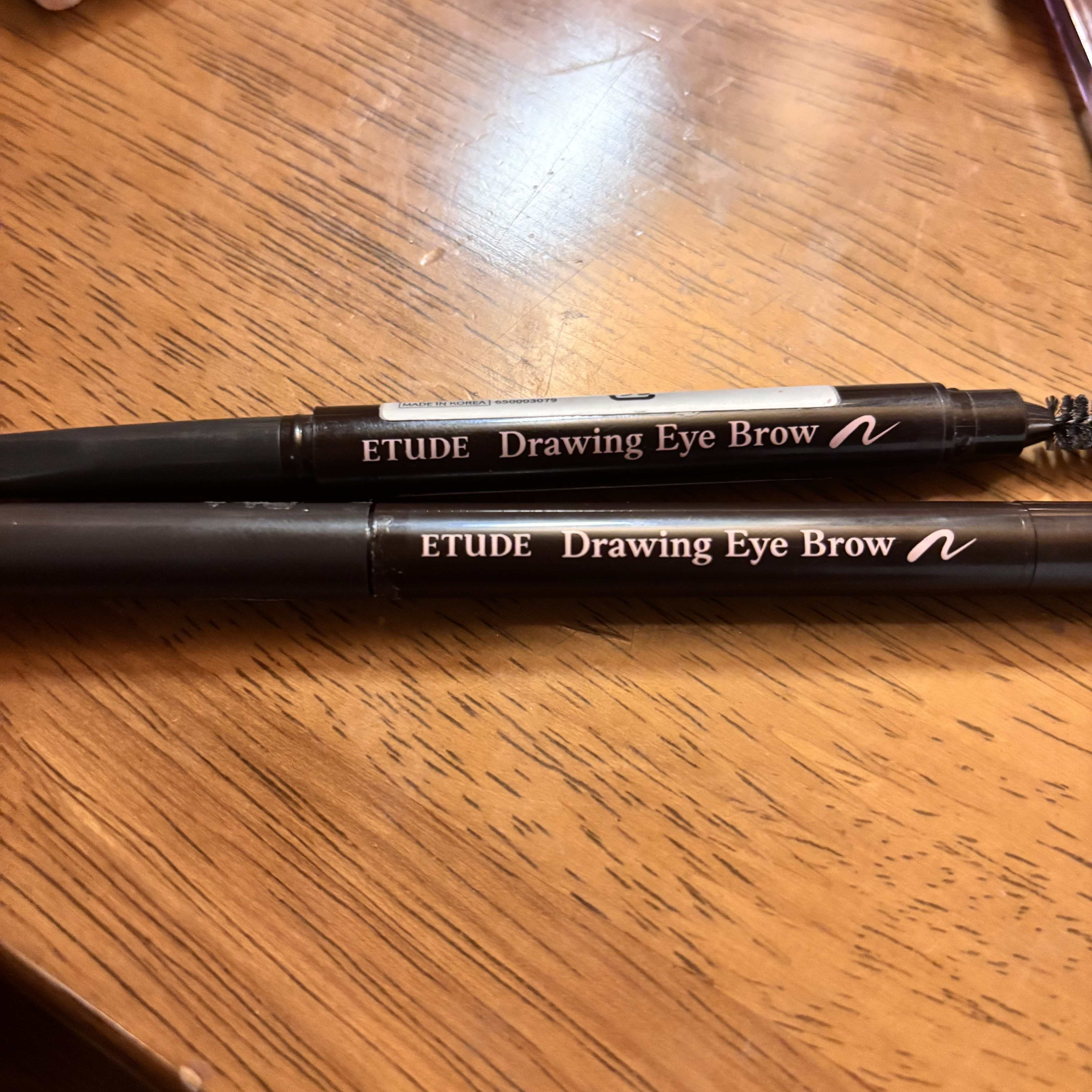 ドローイング アイブロウ ペンシル ダークグレー/ETUDE/アイブロウペンシルを使ったクチコミ（2枚目）