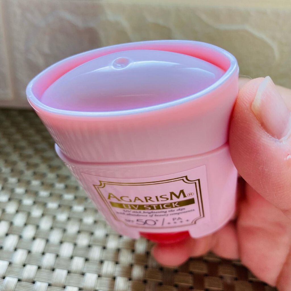 トーンアップUVスティック/AGARISM/日焼け止めスティックを使ったクチコミ(4枚目)