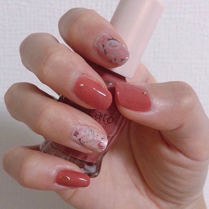 しずくネイルシール/キャンドゥ/ネイルシールを使ったクチコミ(2枚目)