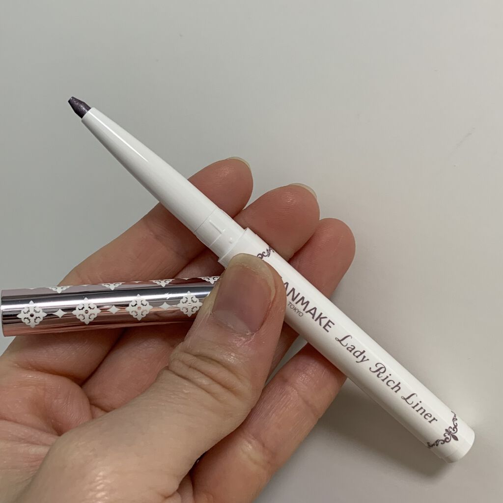 レディリッチライナー No.01 ローズグレー/キャンメイク/ジェル・クリームアイシャドウを使ったクチコミ（2枚目）