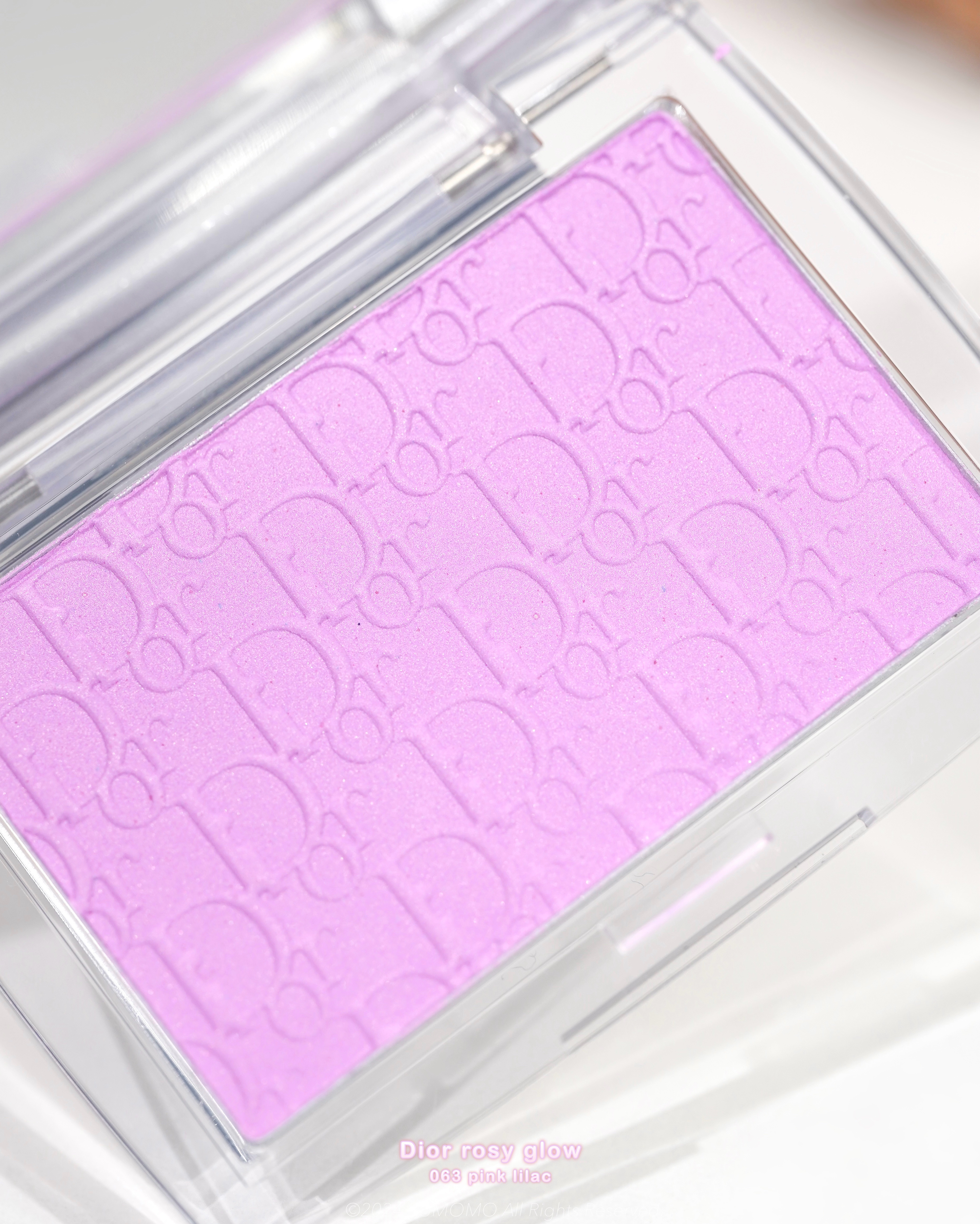 ロージー グロウ 063 ピンク ライラック/Dior/パウダーチークを使ったクチコミ（3枚目）