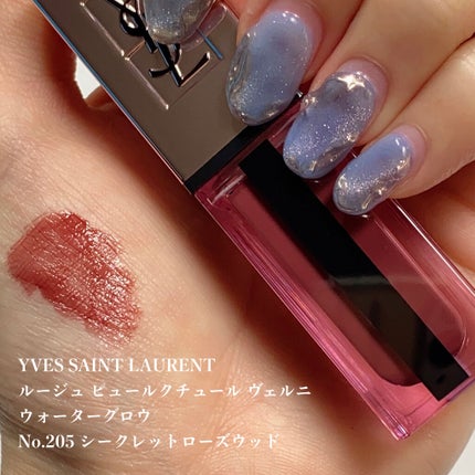 ルージュ ピュールクチュール ヴェルニ ウォーターグロウ/YVES SAINT LAURENT BEAUTE/口紅を使ったクチコミ(2枚目)