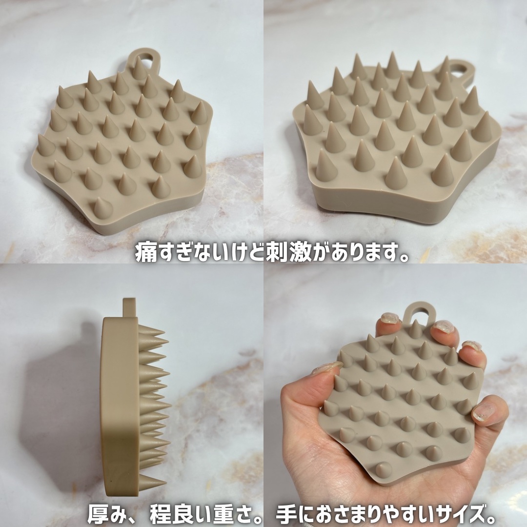 マッサージブラシ/ALLNA ORGANIC/スカルプブラシを使ったクチコミ（3枚目）