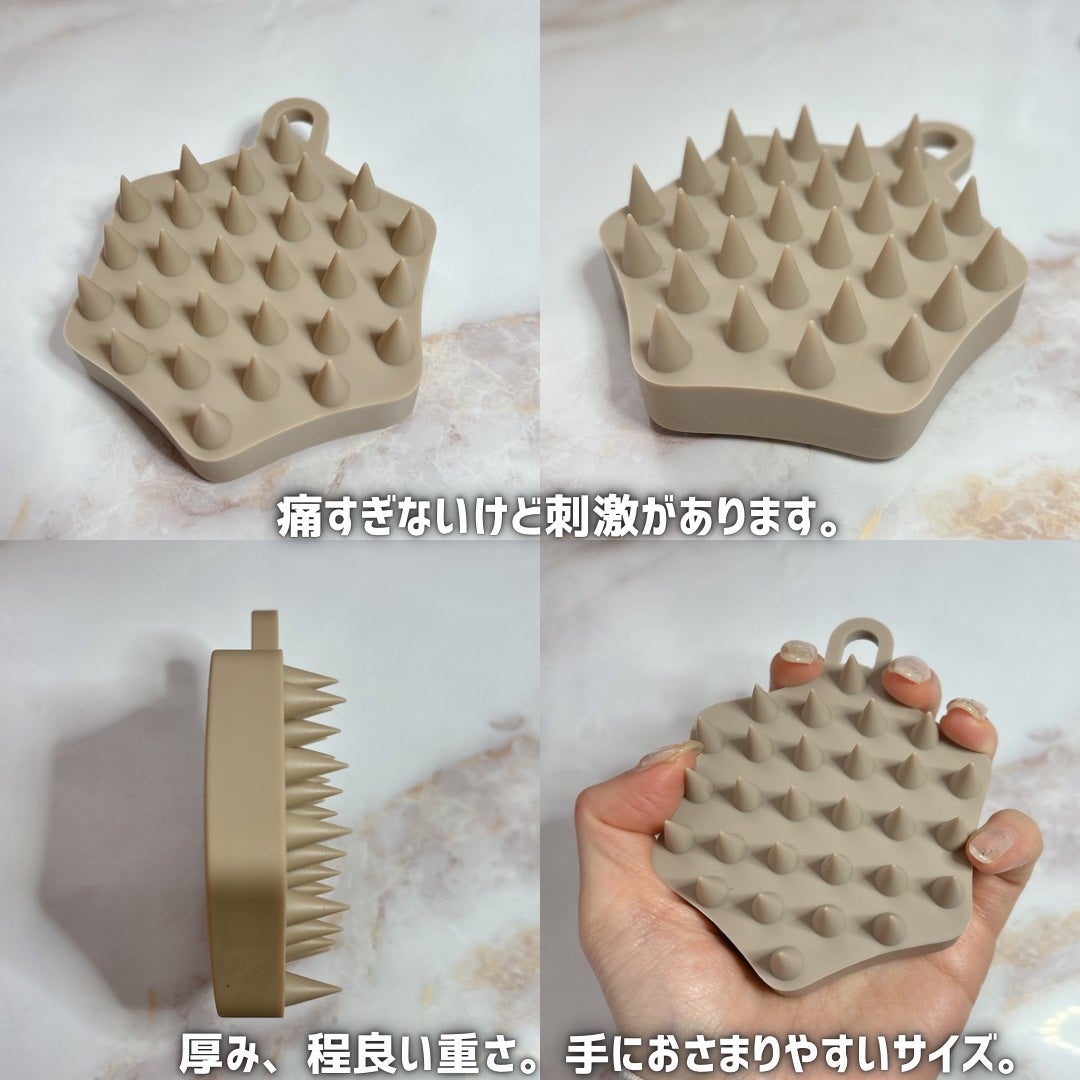 マッサージブラシ/ALLNA ORGANIC/スカルプブラシを使ったクチコミ(3枚目)