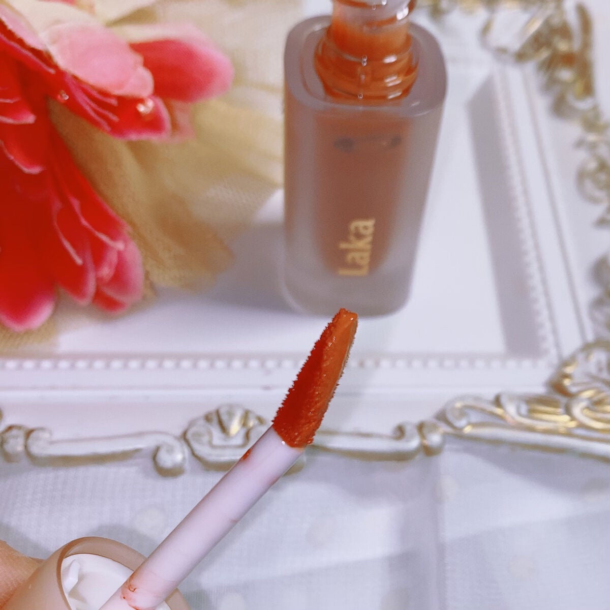 フルーティーグラムティント/Laka/リップティントを使ったクチコミ(2枚目)