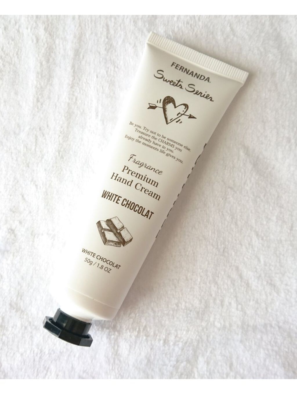 フレグランスプレミアムハンドクリーム（ホワイトショコラ）/フェルナンダ/ハンドクリームを使ったクチコミ（3枚目）