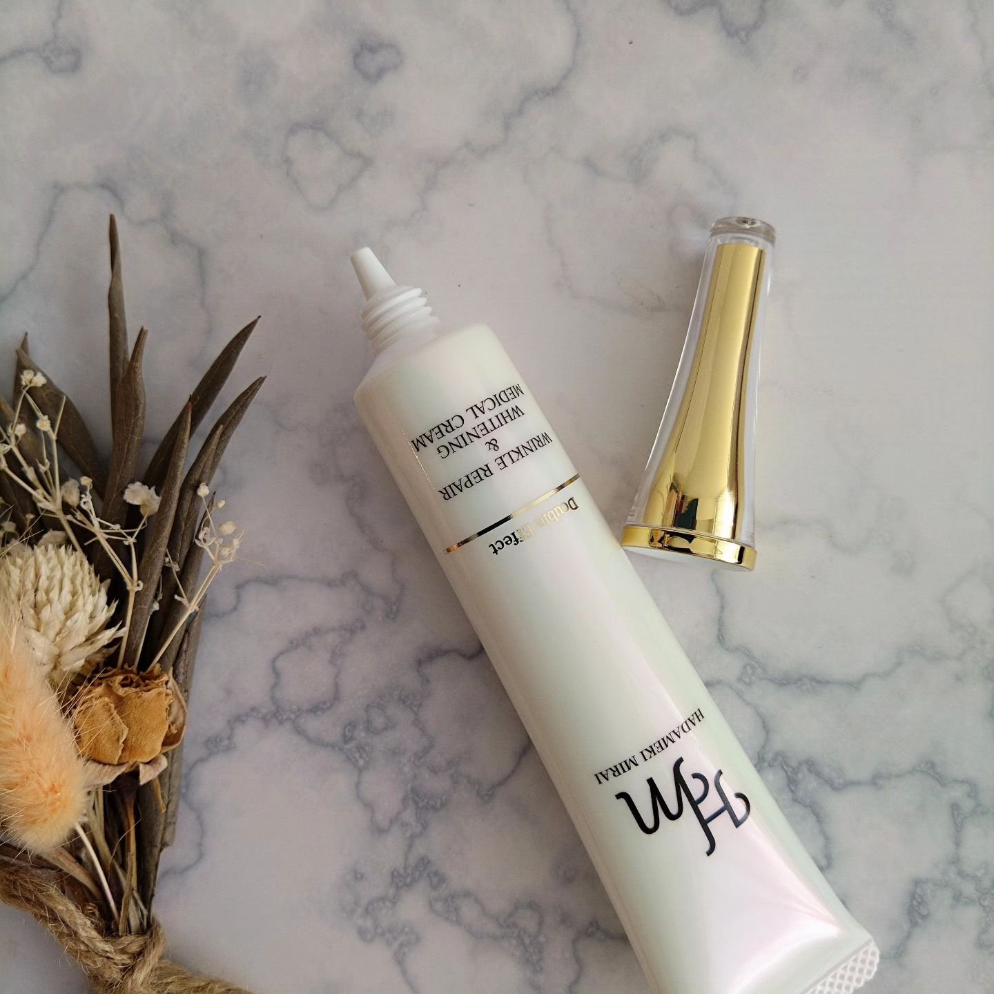 リンクルリペア&ホワイトニング メディカルクリーム/ハダメキミライ/アイケア・アイクリームを使ったクチコミ（2枚目）