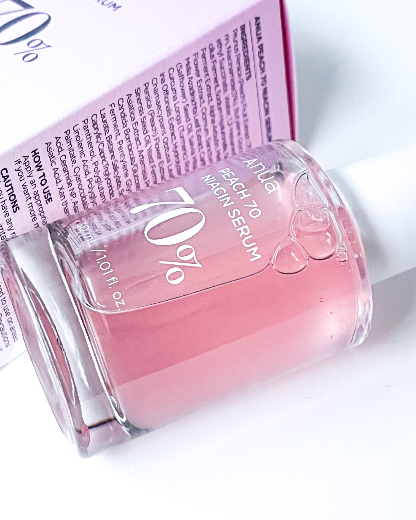 桃70%ナイアシンセラム/Anua/美容液を使ったクチコミ(5枚目)