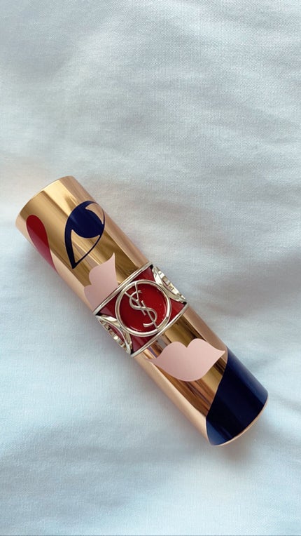 ルージュ ヴォリュプテ シャイン/YVES SAINT LAURENT BEAUTE/口紅を使ったクチコミ(1枚目)