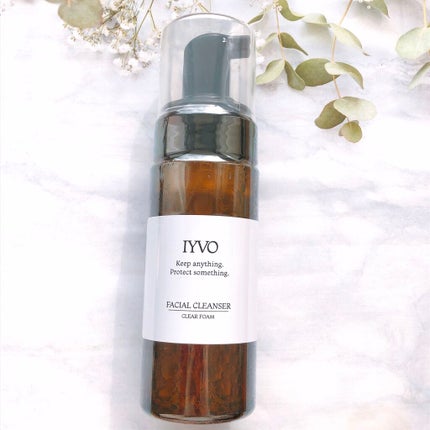 フェイシャルクレンザー クリアフォーム/IYVO/洗顔フォームを使ったクチコミ(1枚目)