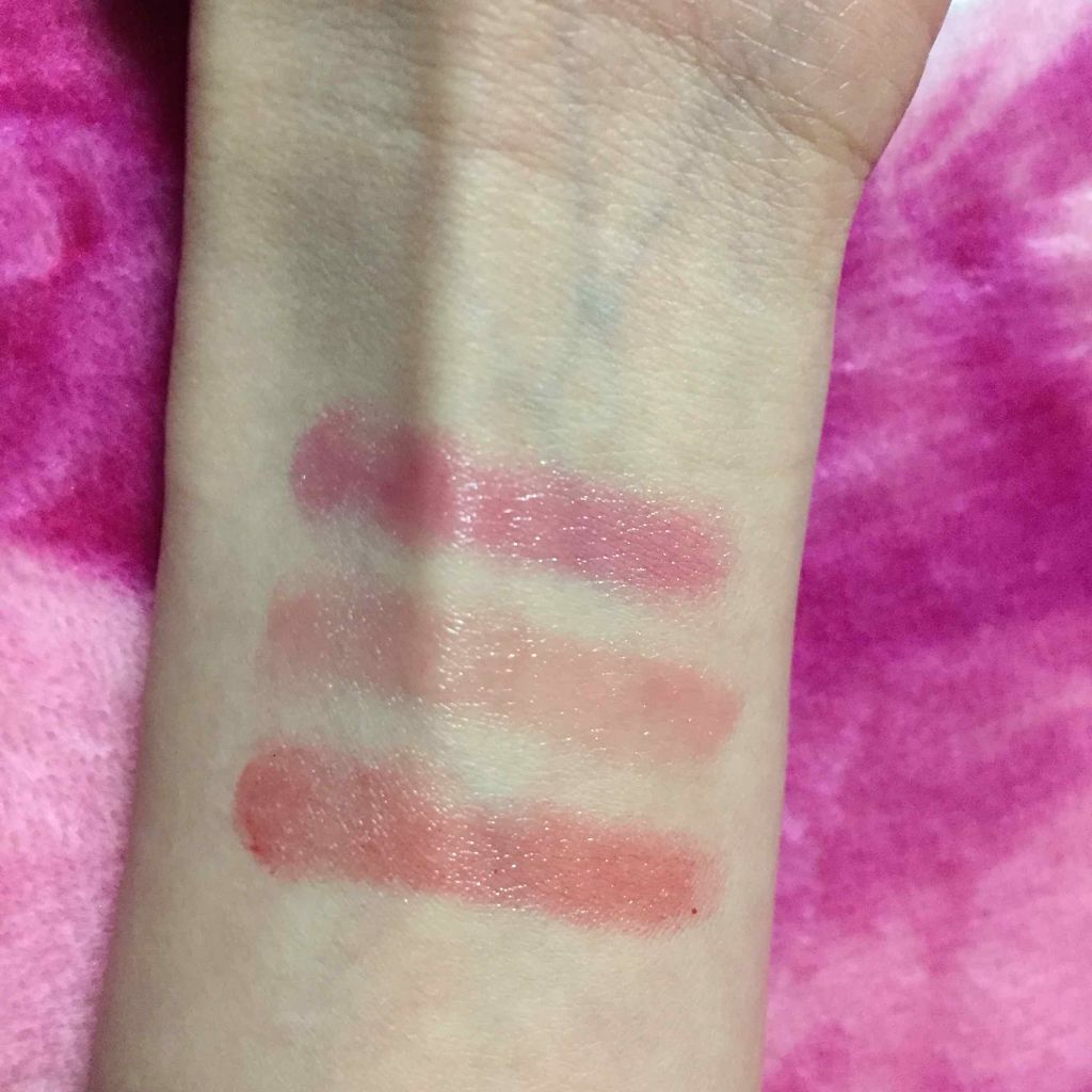 ラスティンググロスリップ/CEZANNE/口紅を使ったクチコミ（3枚目）