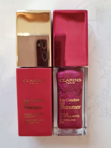 コンフォート リップオイル インテンス 04 インテンス ローズウッド/CLARINS/リップグロスを使ったクチコミ（1枚目）