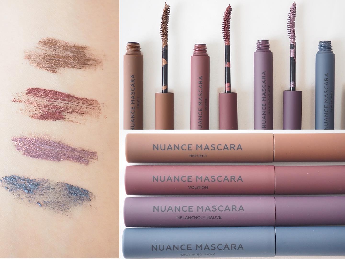 ニュアンスマスカラ ディグニファイドネイビー（dignified navy）/uneven/マスカラを使ったクチコミ（2枚目）