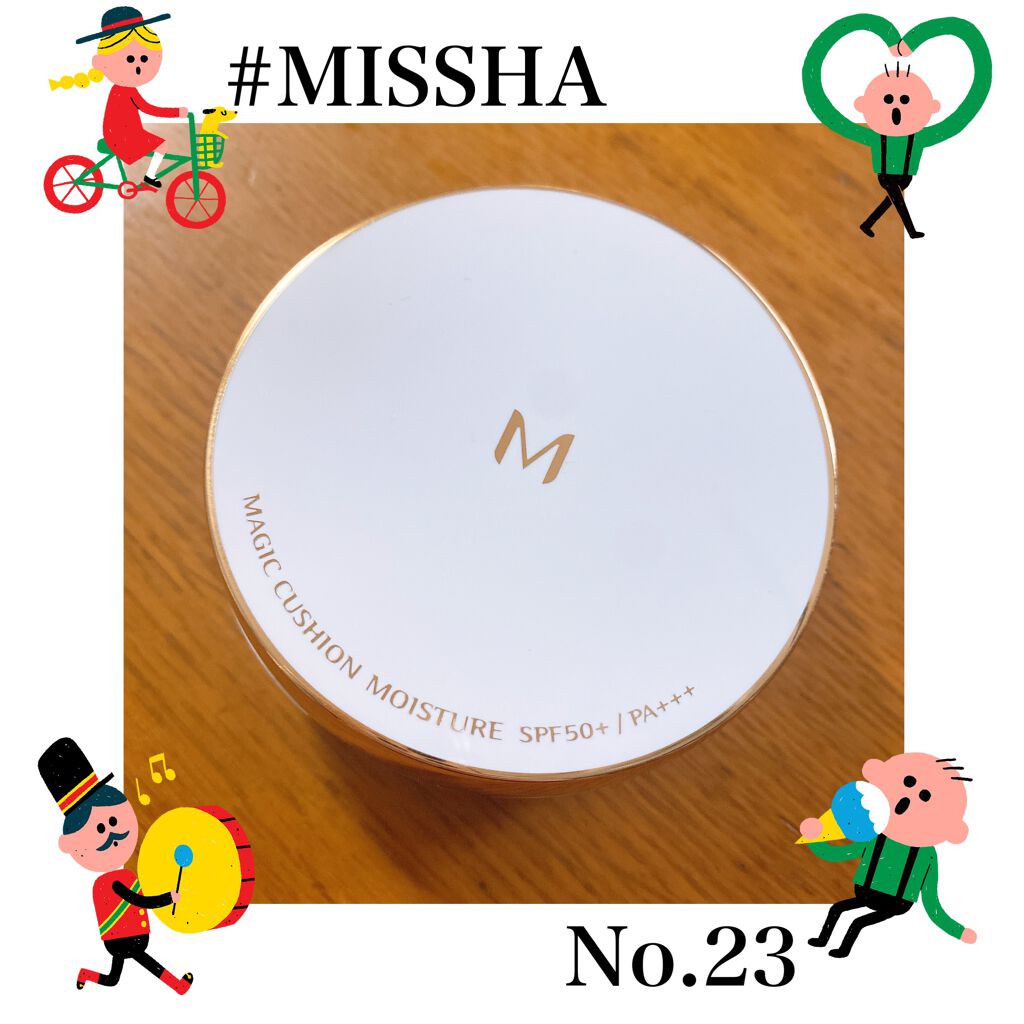 M クッション ファンデーション(モイスチャー)/MISSHA/クッションファンデーションを使ったクチコミ(1枚目)