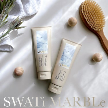 CLAY ＆ SCRUB BODY WASH/SWATi MARBLe/ボディスクラブを使ったクチコミ（1枚目）