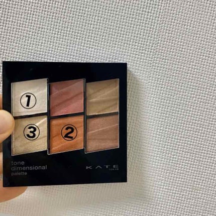 トーンディメンショナルパレット/KATE/メイクアップキットを使ったクチコミ(2枚目)