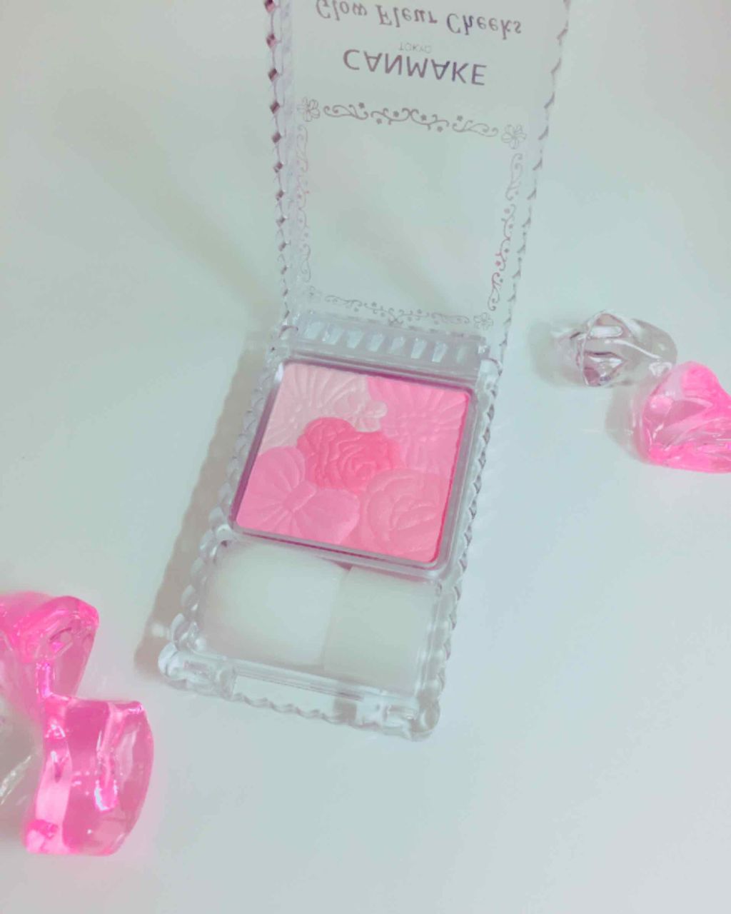 グロウフルールチークス/キャンメイク/パウダーチークを使ったクチコミ（2枚目）