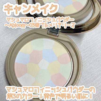 マシュマロフィニッシュパウダー ~Abloom~/キャンメイク/プレストパウダーを使ったクチコミ(2枚目)