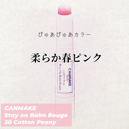 ステイオンバームルージュ/キャンメイク/口紅を使ったクチコミ(1枚目)