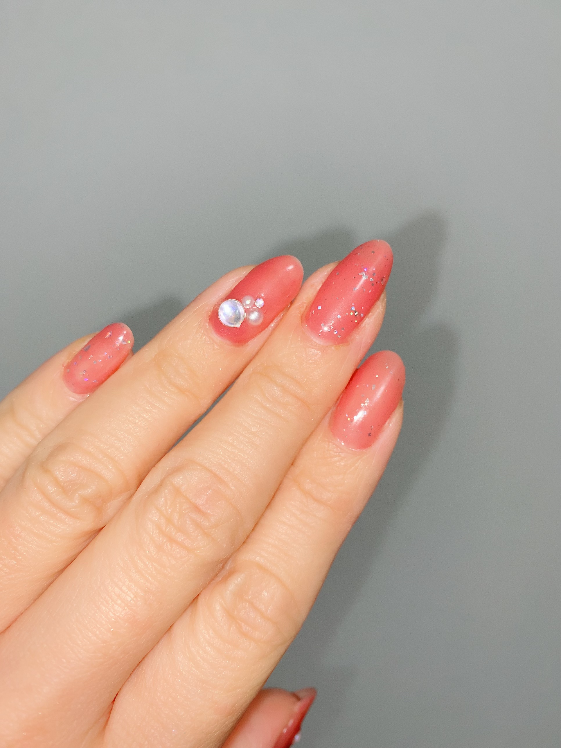 ジェルネイル GM136 ブルームピンク/ジェルミーワン/ジェルネイルを使ったクチコミ（2枚目）