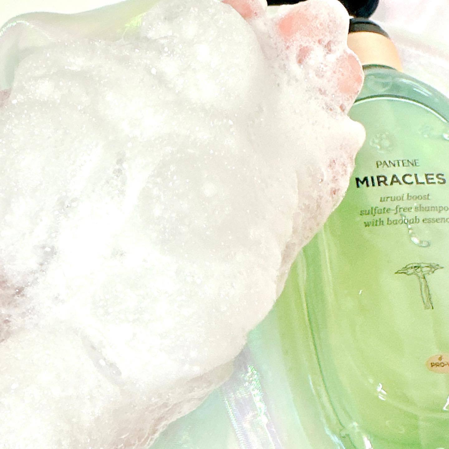 ミラクルズ うるおいブースト シャンプー/トリートメント/パンテーン/市販シャンプーを使ったクチコミ（3枚目）