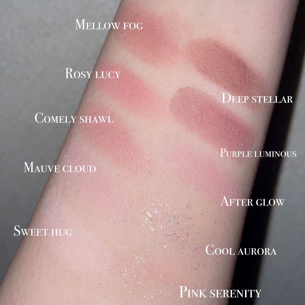 MDショールモーメント アイシャドウパレット/mude./アイシャドウパレットを使ったクチコミ（3枚目）