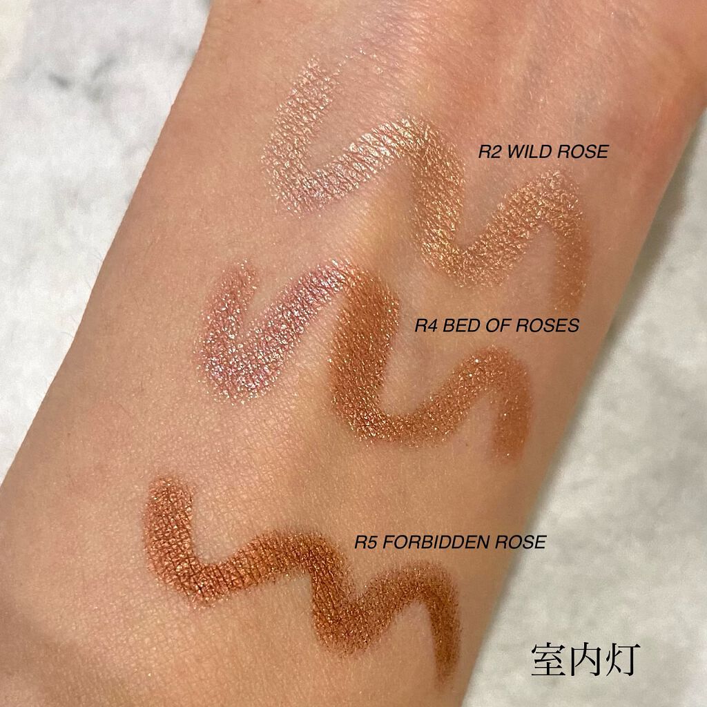 ローズグロウ リフレクションズ キャビアスティック トリオ/ローラ メルシエ/スティックアイシャドウを使ったクチコミ（3枚目）