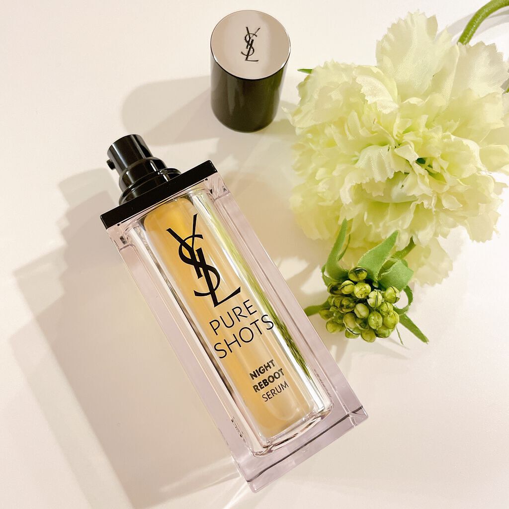 ピュアショット ナイト リチャージセラム/YVES SAINT LAURENT BEAUTE/美容液を使ったクチコミ(2枚目)