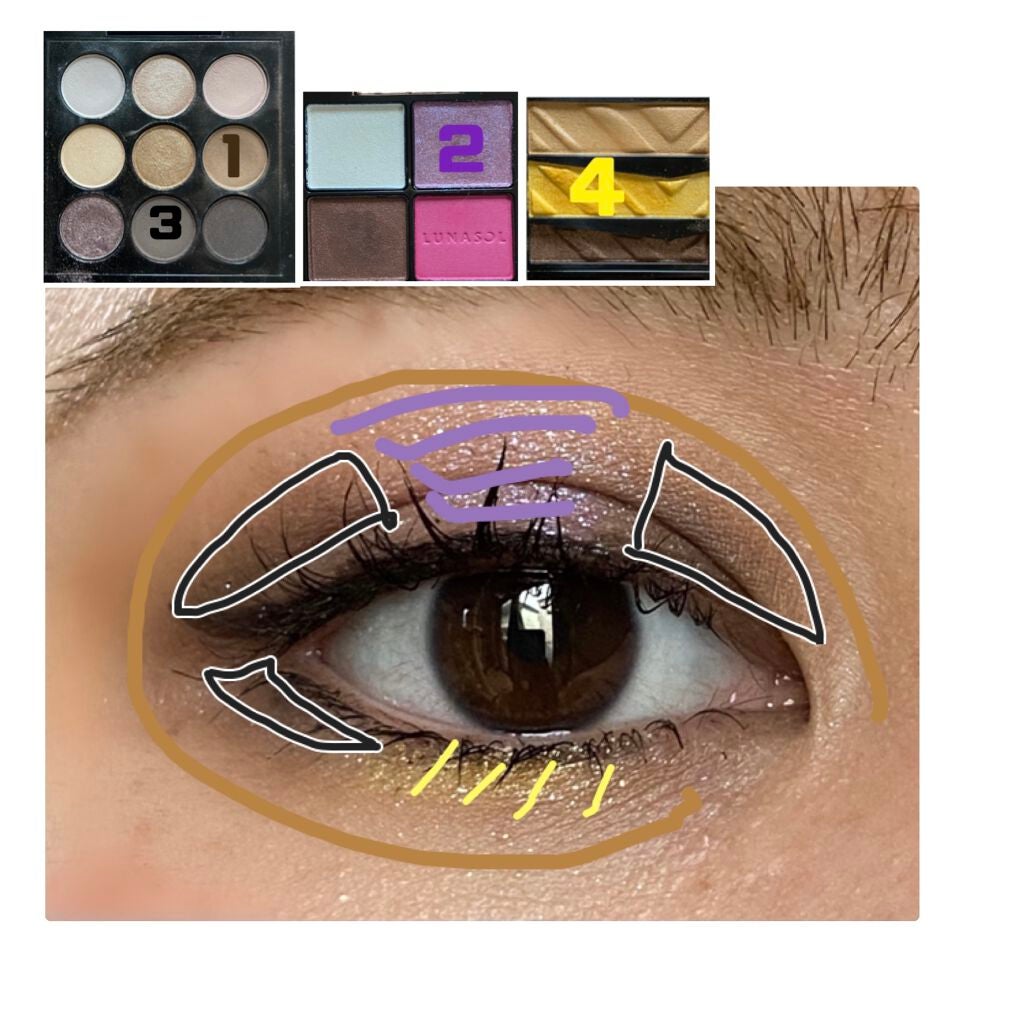 スモール アイシャドウ×9/M・A・C/アイシャドウパレットを使ったクチコミ(2枚目)